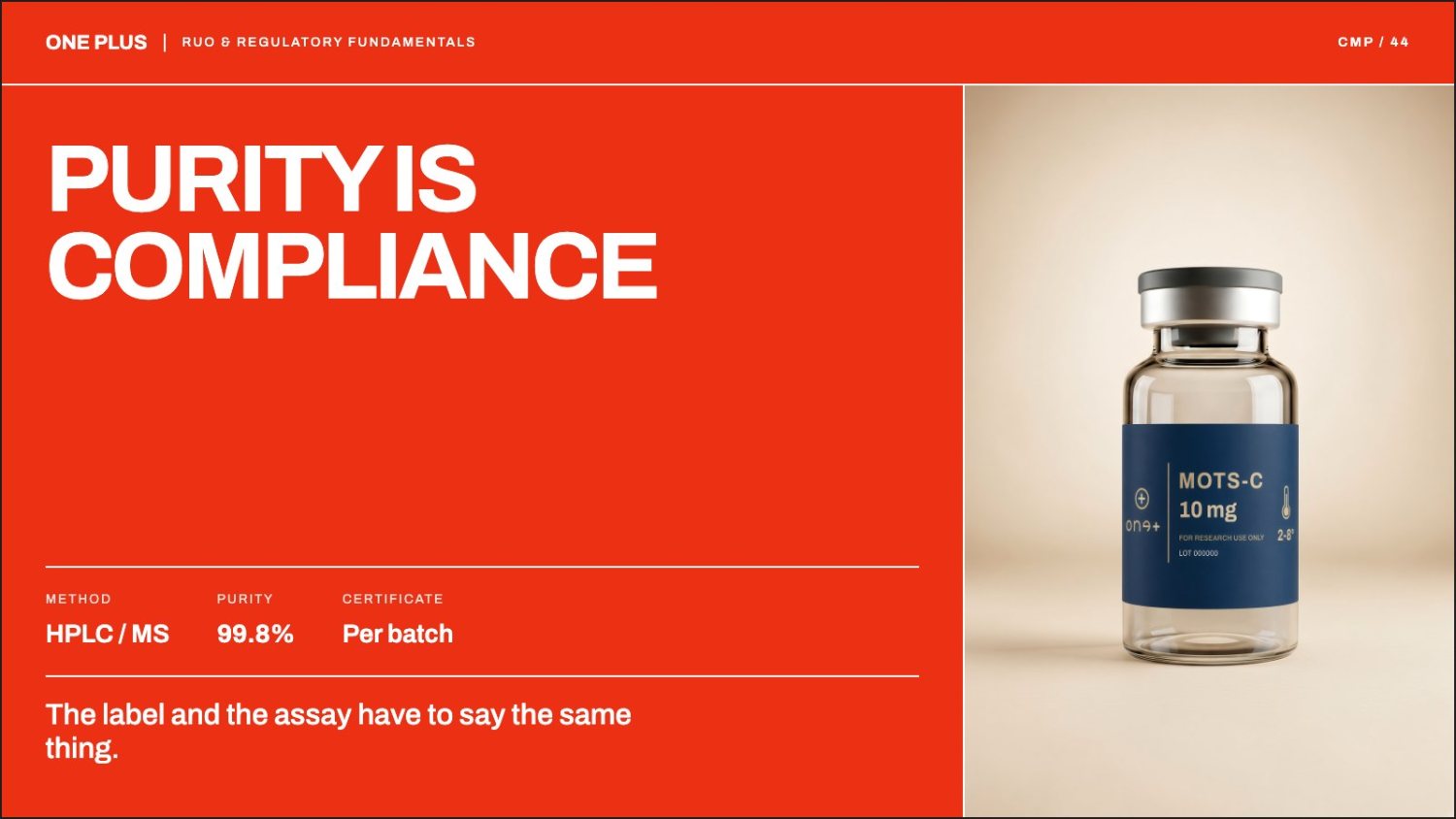 Editorial illustration for Purity & RUO Compliance in Peptide Sourcing